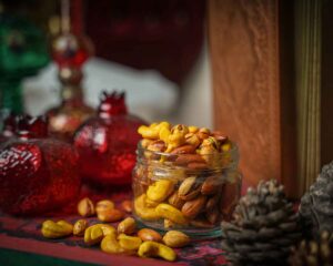 آجیل سه مغز زعفرانی